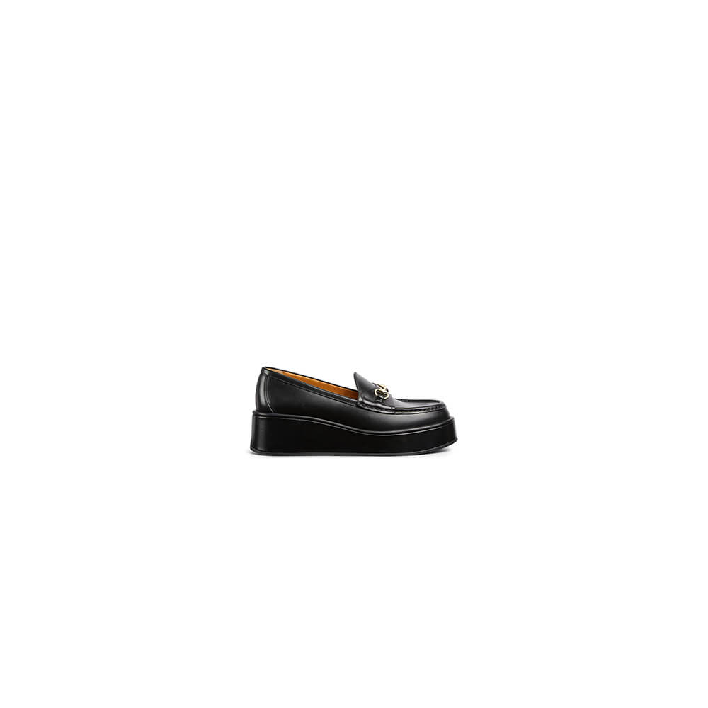 Gucci Women s Horsebit wedge loafer
